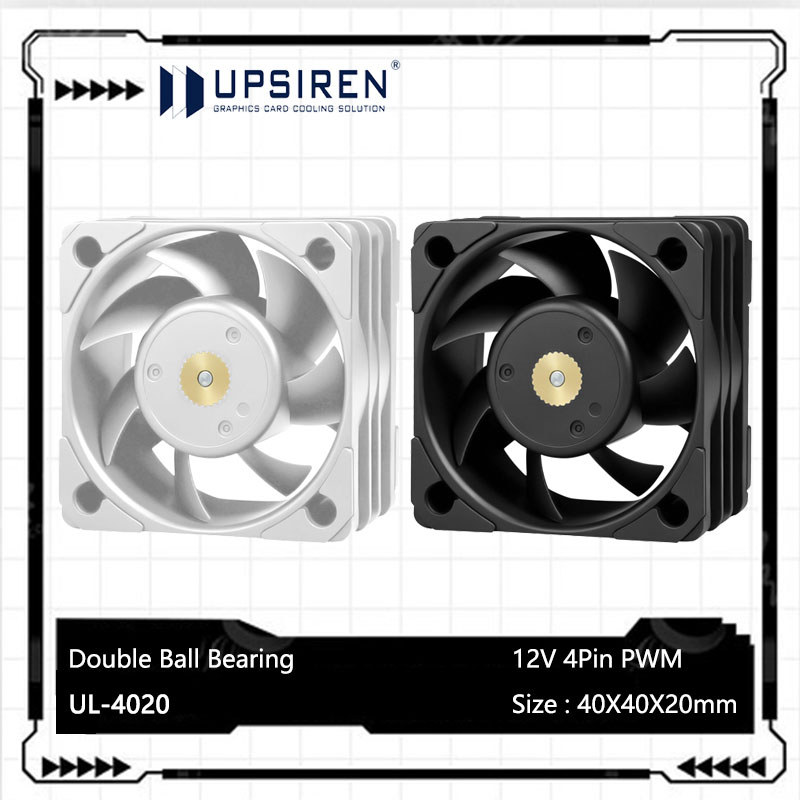 Case Fan Controller - UPSIREN UL-4020 4cm Cooling Fan/40x40x20mm/double ball