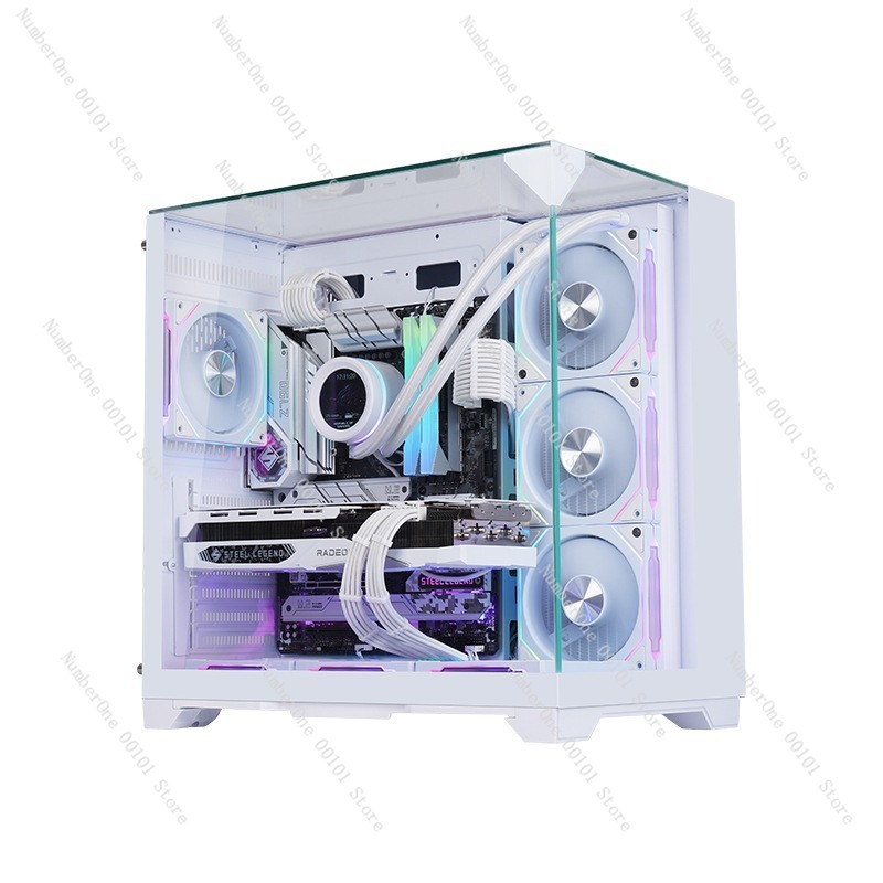 Pc Chassis - ATX Gaming PC Case Panoramic Tempered