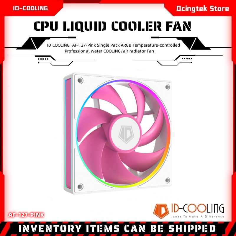 Case Fan Controller - ID COOLING AF-127-Pink Single Pack ARGB