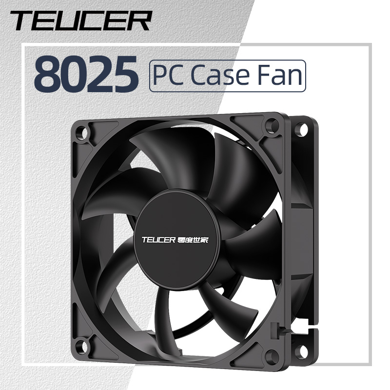 Pc Chassis - Teucer 8025 PC Case Fan 12V