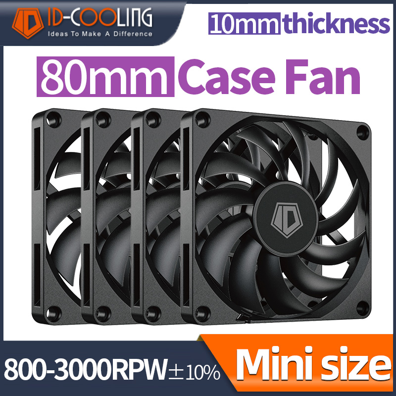 Case Fan Controller - ID-COOLING 80mm PWM 800-3000RPM Mini ITX