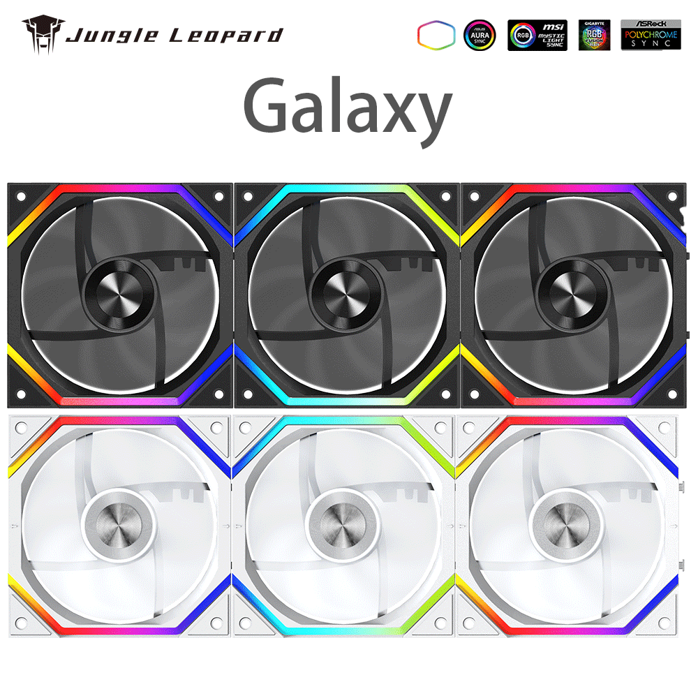 Pc Chassis - Jungle Leopard Galaxy Prism XH Flowing