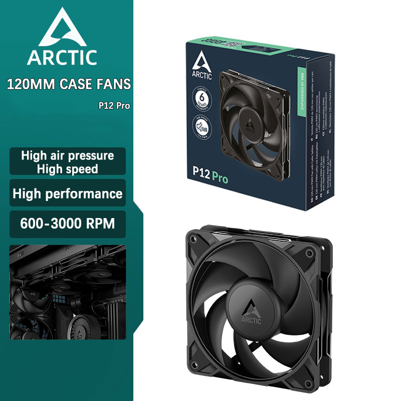 Case Fan Controller - ARCTIC P12 Pro Computer Desktop 12cm