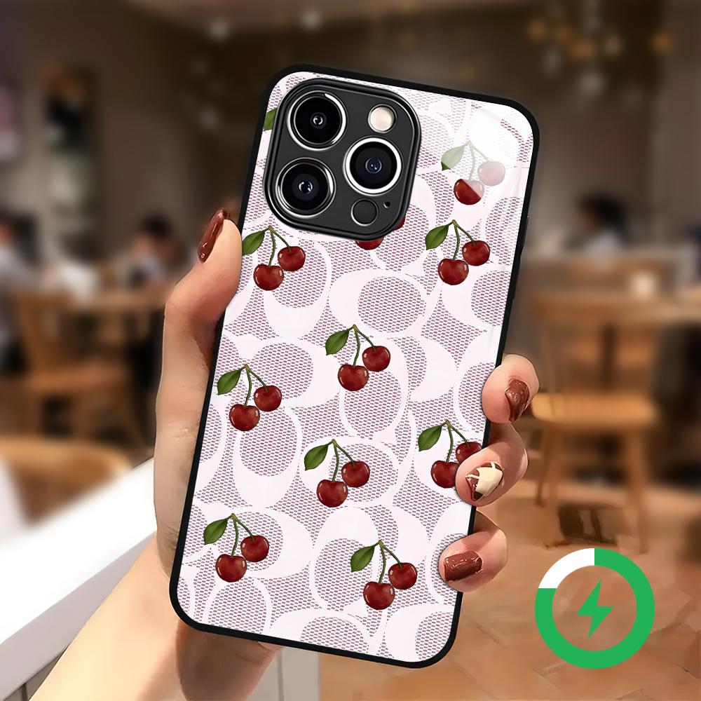 Cherry Luxury Pattern Phone Ca - Computer Case recension och pris