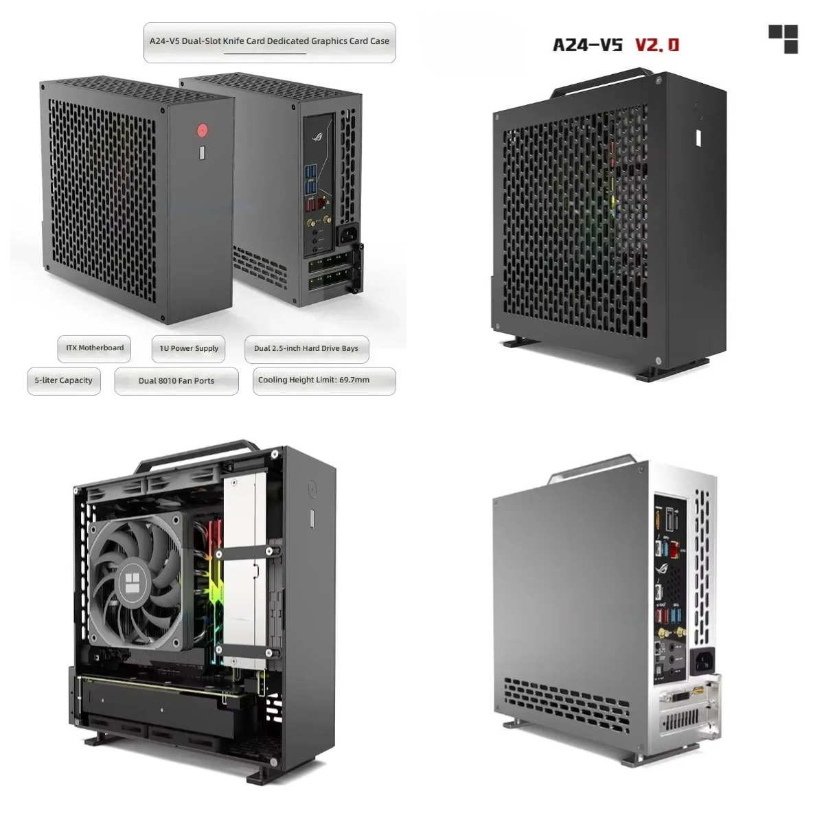 5 Litre Mini A24-V5 2.0 Dual S - Pc Chassis recension och pris