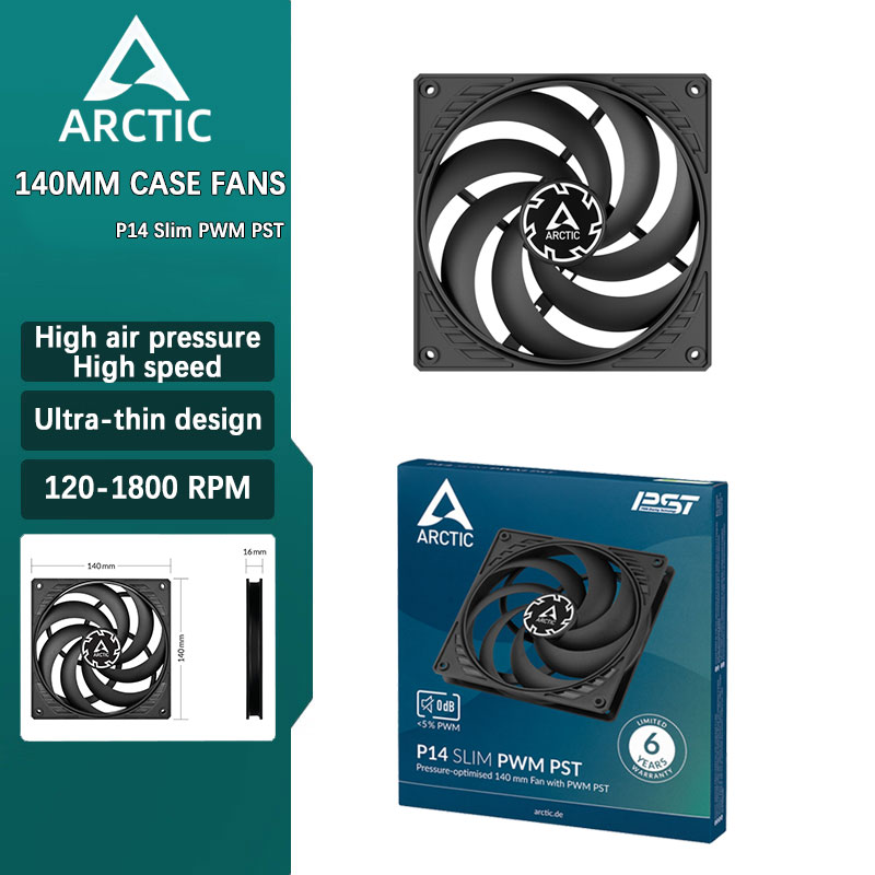 ARCTIC P14 Slim PWM PST Comput - Case Fan Controller recension och pris