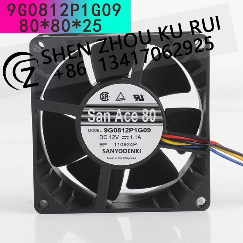 Sanyo 12V 1.1A AC EC 8038 80x8 - Case Fan Controller recension och pris