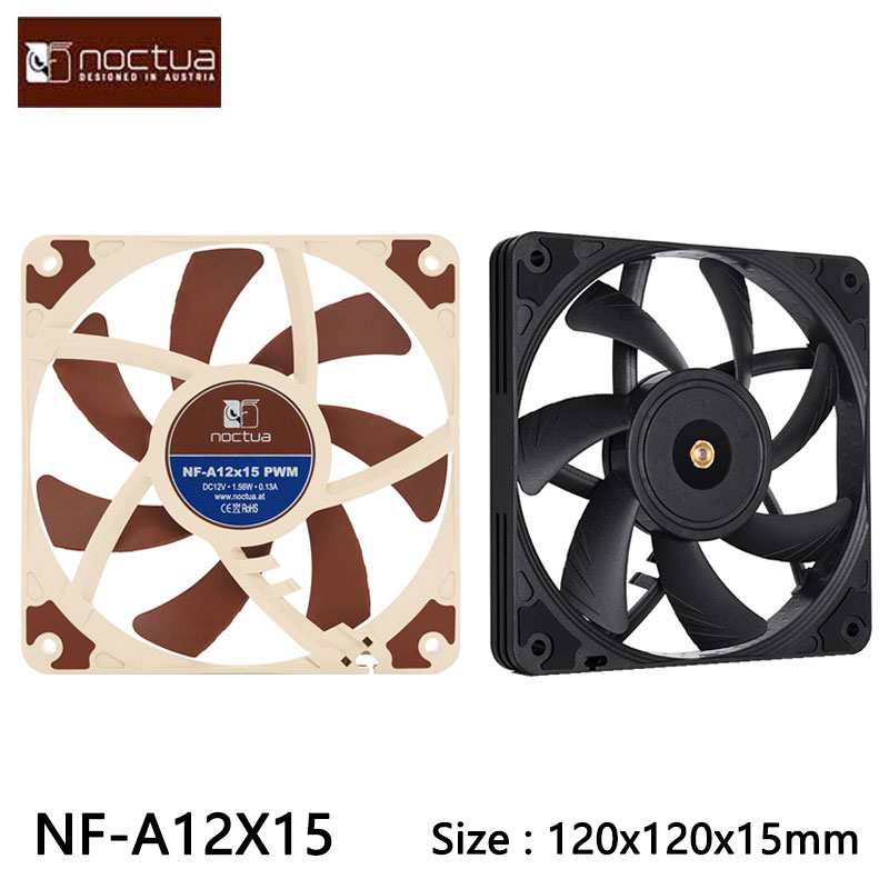 Noctua NF-A12x15 120X120X15mm  - Case Fan Controller recension och pris