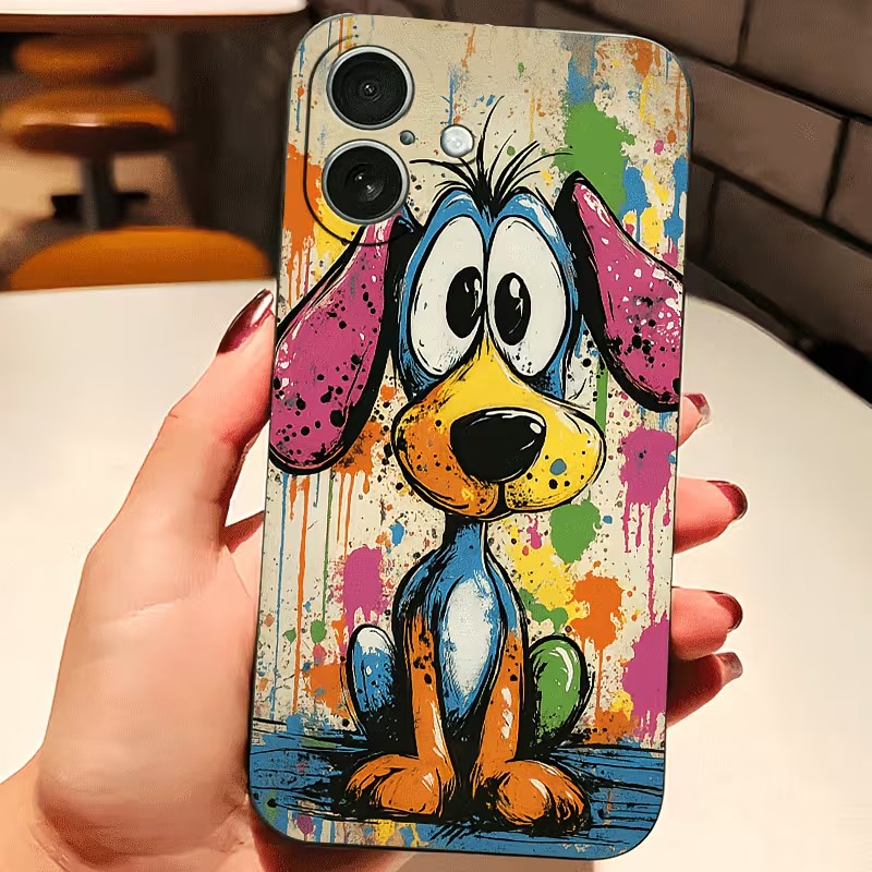 Graffiti Colored Puppy TPU Pho - Mini Pc Case recension och pris