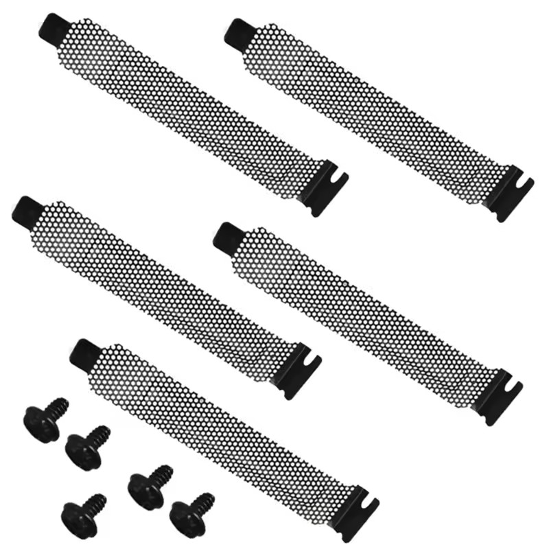 5PCS PCI Slot Cover Filter Bla - Dust Filter Pc recension och pris