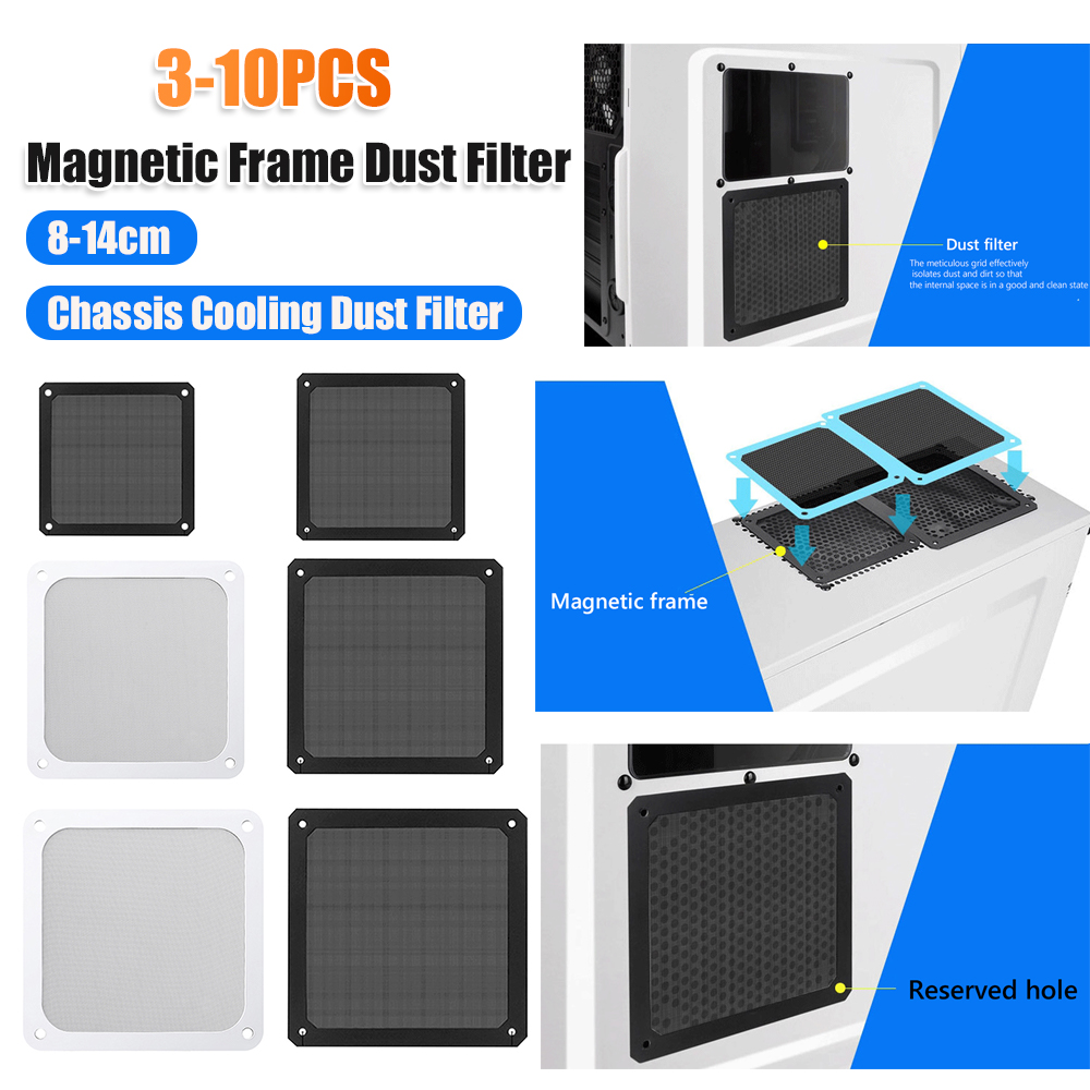 8-14cm PC Computer Case Coolin - Dust Filter Pc recension och pris