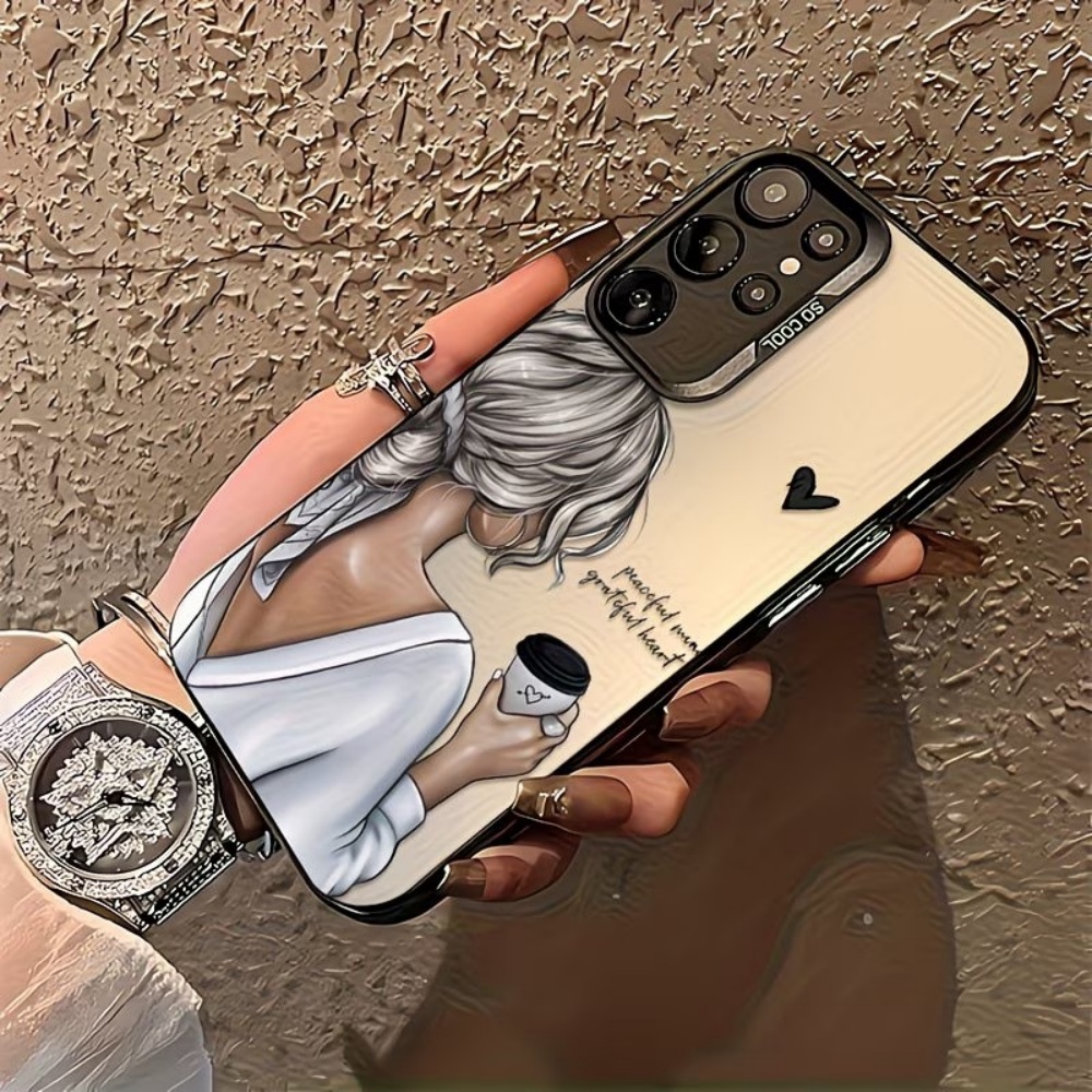 Peaceful Grateful Girl Print P - Matte Pc Case recension och pris