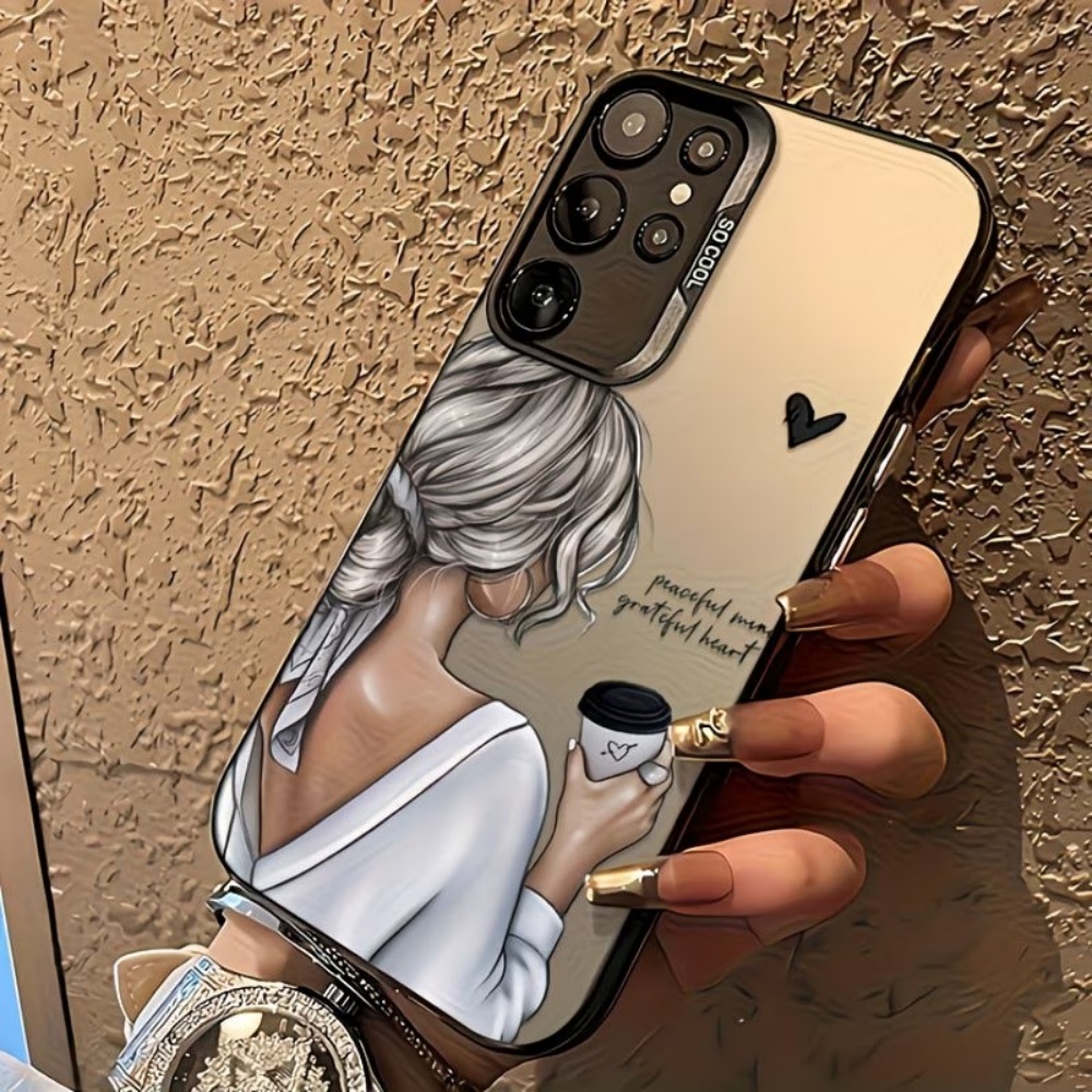 Peaceful Grateful Girl Print P - Matte Pc Case recension och pris