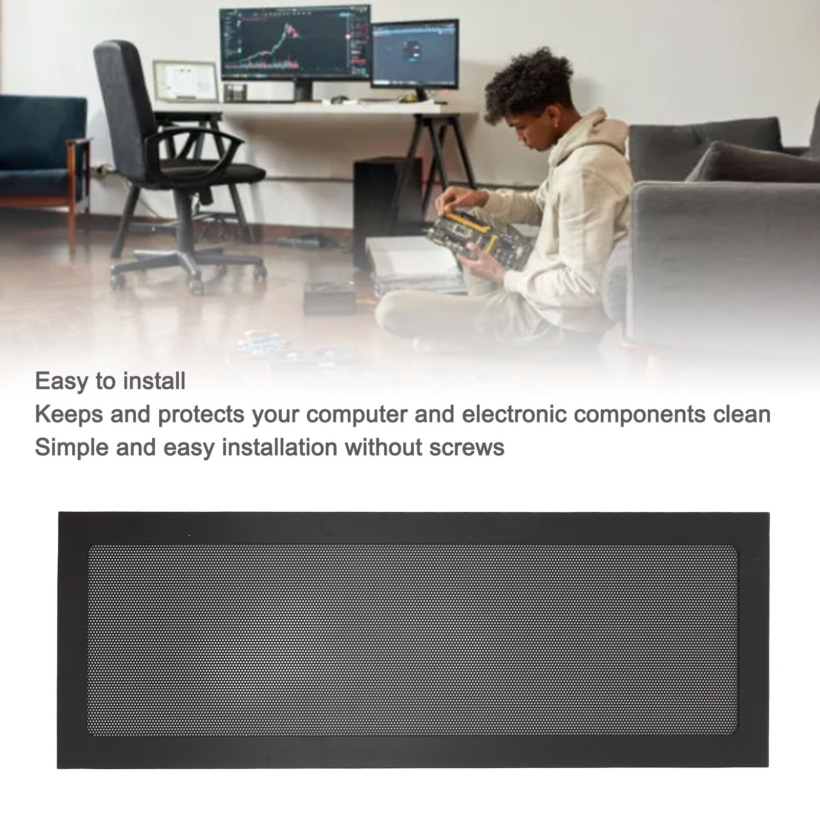 PC Cooler Fan Dust Filter Easy - Dust Filter Pc recension och pris