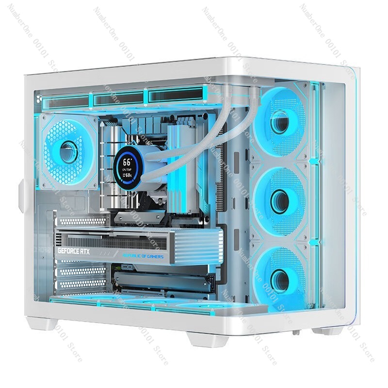 Panoramic Curved Glass Desktop - Pc Chassis recension och pris