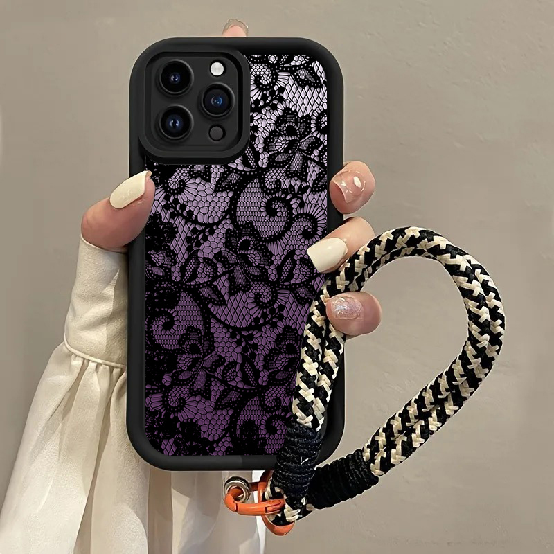 Black Purple Lace Hang Strap P - Matte Pc Case recension och pris