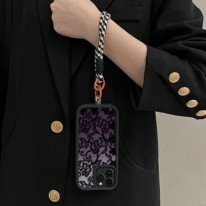 Black Purple Lace Hang Strap P - Matte Pc Case recension och pris