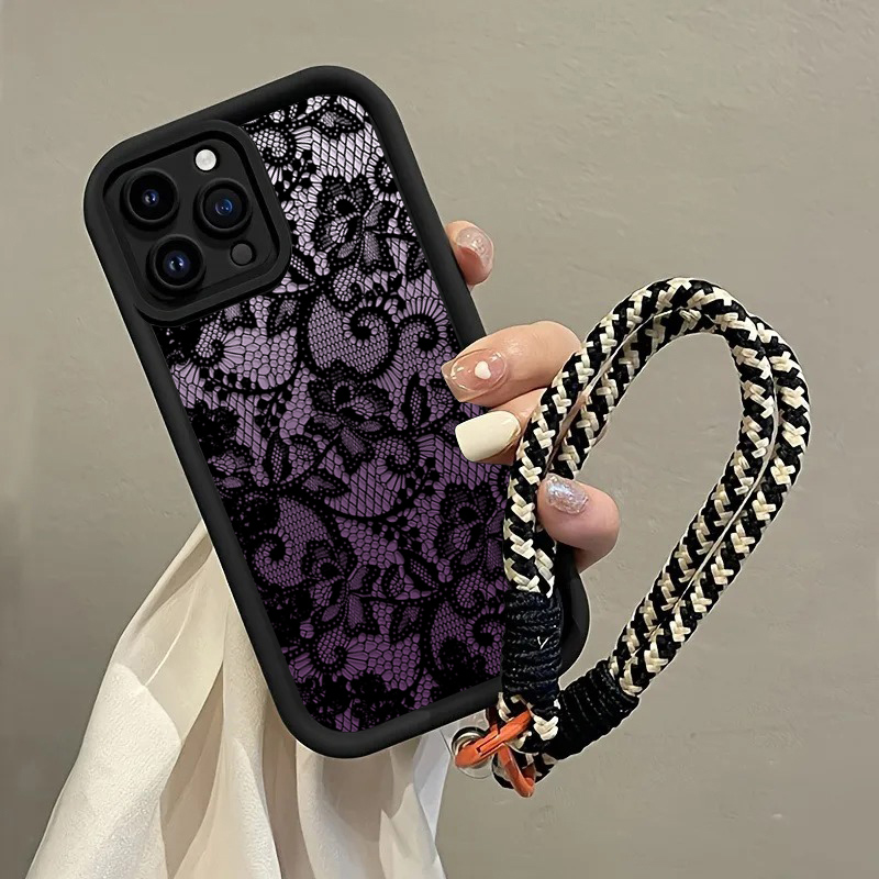 Black Purple Lace Hang Strap P - Matte Pc Case recension och pris