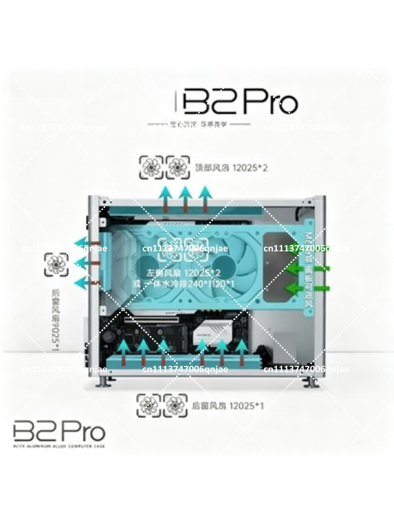 B2 Pro All-Aluminum MATX Case  - Atx Case recension och pris