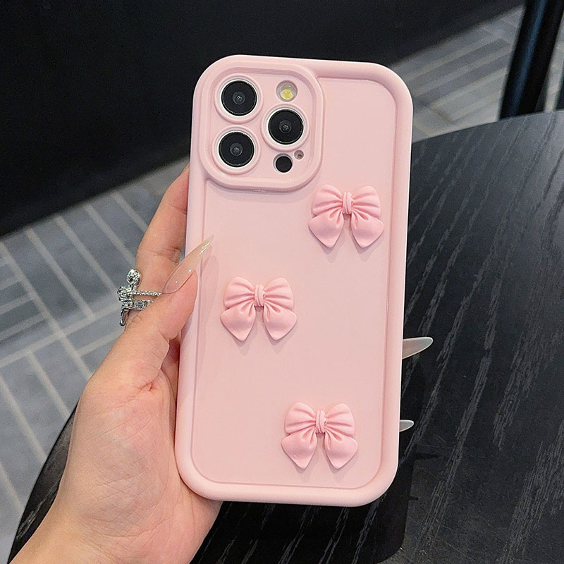 Pink Bow Tie Phone Case For iP - Matte Pc Case recension och pris