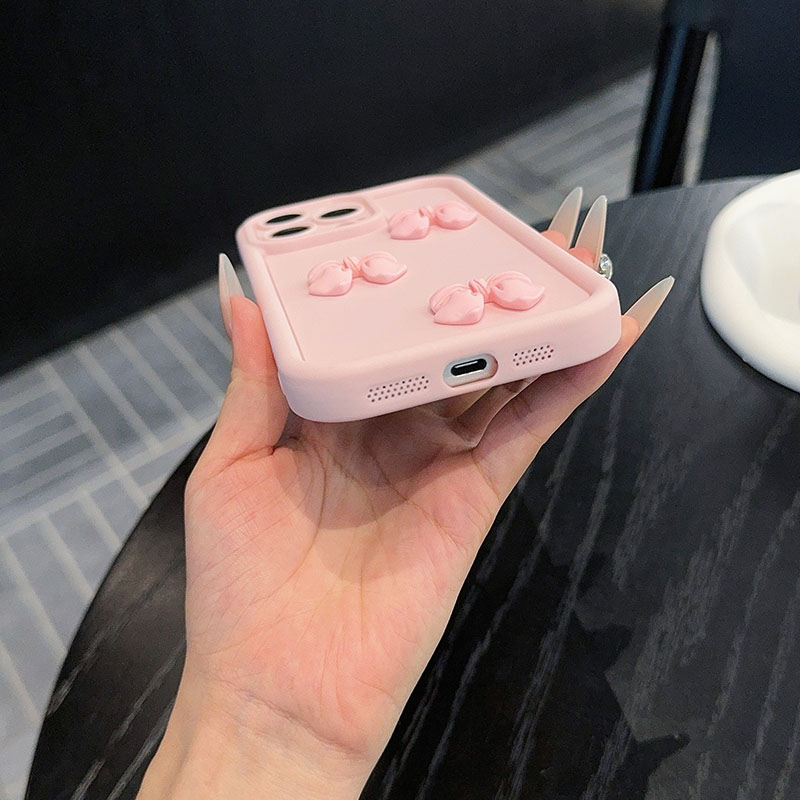 Pink Bow Tie Phone Case For iP - Matte Pc Case recension och pris