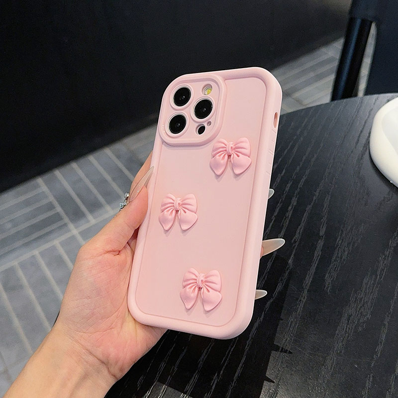 Pink Bow Tie Phone Case For iP - Matte Pc Case recension och pris