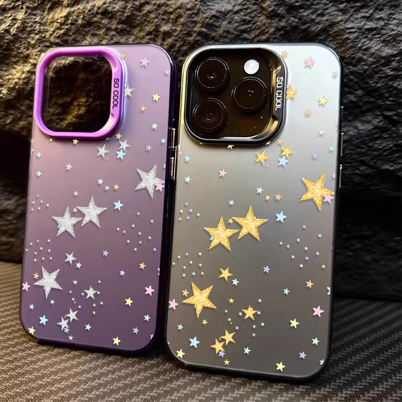 Colorful Star Pattern Matte Ha - Matte Pc Case recension och pris