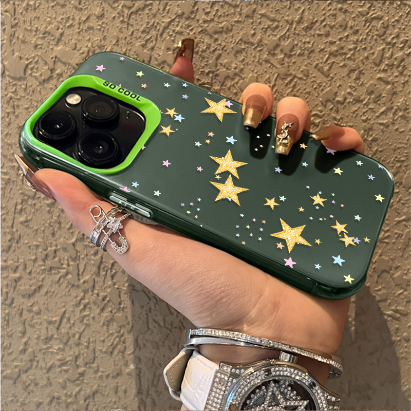 Colorful Star Pattern Matte Ha - Matte Pc Case recension och pris