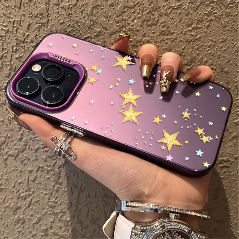 Colorful Star Pattern Matte Ha - Matte Pc Case recension och pris
