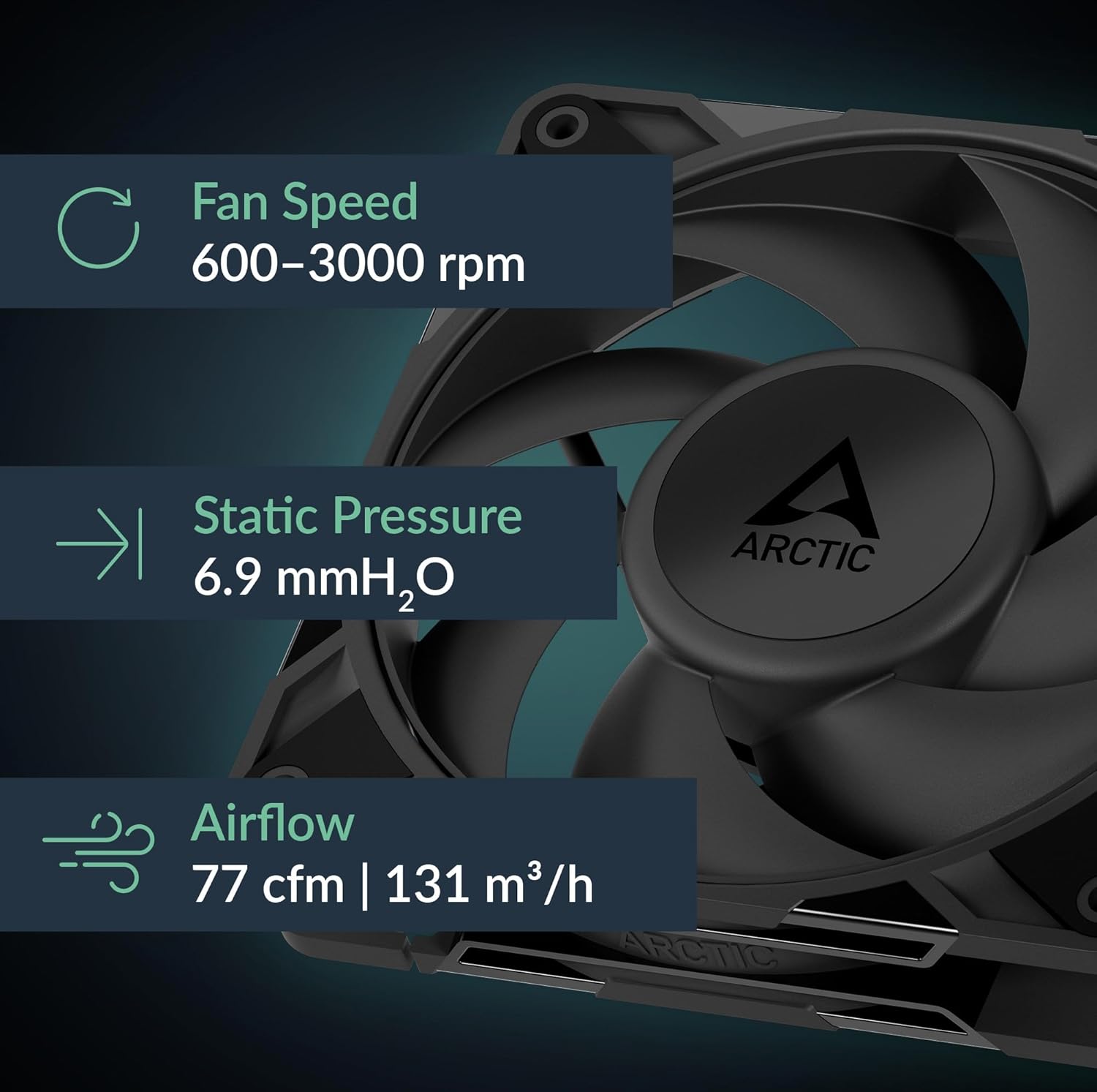ARCTIC P12 Pro Computer Deskto - Case Fan Controller recension och pris