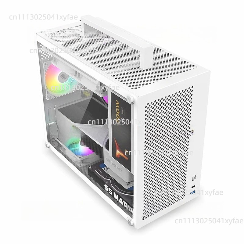 S5MAX White PC Case, MATX / Mi - Pc Chassis recension och pris